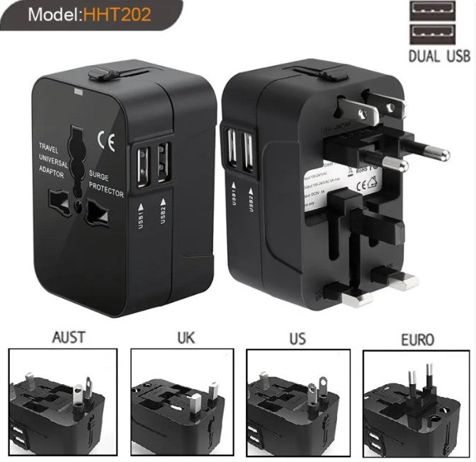 GlobeCharge Pro – Universal Travel Adapter