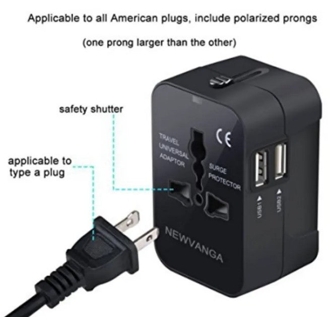 GlobeCharge Pro – Universal Travel Adapter
